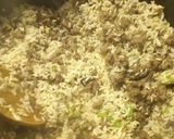 A picture of step 3 of Cream of Mushroom, Beef, and Rice.