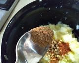 A picture of step 4 of Aloo kabab naan without oven serve with raita.