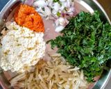 A picture of step 1 of Cheese Kofta Kadhi.