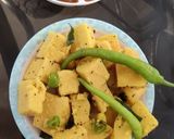 A picture of step 12 of Instant Besan Dhokla.