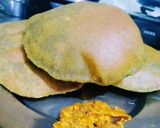 A picture of step 5 of Fenugreek puri.