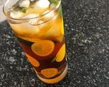 A picture of step 2 of Homemade Iced green tea.