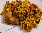 Foto del paso 4 de la receta Fideos con conejo