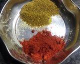 A picture of step 6 of Kantola besan sabji.