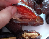 A picture of step 2 of Nuts filled dates.