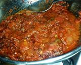 Foto del paso 2 de la receta: Enfrijoladas con chorizo ranchero (soya)
