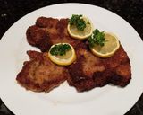 A picture of step 9 of Jager-Schnitzel.