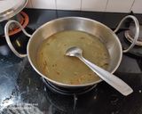 A picture of step 3 of Drumstick leaves soup.