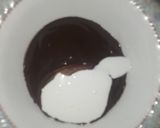 A picture of step 3 of 3 layered coconut 🥥 brownie sticks.