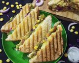 A picture of step 7 of Veg Cheese Grilled Sandwich (Mumbai Street Style).