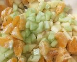 A picture of step 2 of Orangelicious fruit salad.