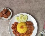 Foto langkah ke 5 dari resep Nasi Kuning SatSet ala Chef Rudy Khairudin.