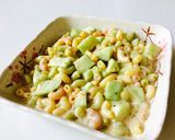 Hình bước làm 3 của món Salad nui dưa leo