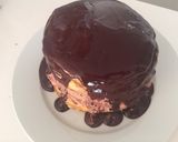 Foto del paso 16 de la receta Tarta de tortitas americanas y chocolate