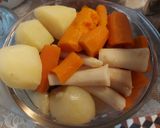 Gyökérzöldségek és társaik, az én húslevesemben recept fázis 8 fotója