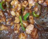 A picture of step 6 of Masala spaghetti.