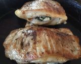 A picture of step 4 of California Farm Stuffed Pork Chops with Sundried Tomato.