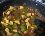 A picture of step 4 of Paneer Chilli.