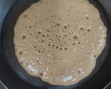 A picture of step 3 of Quinoa flour pancakes 🥞😋.
