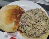 Foto del paso 4 de la receta: Mi versión de arepa reina pepiada🫓🥑🍗