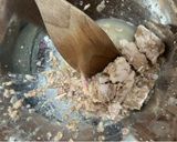 Hình bước làm 1 của món Bánh xèo Nhật Bản Okonomiyaki (Tôm, cá ngừ)