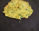 A picture of step 4 of Leftover khichdi thalipeeth with semolina.