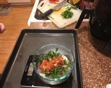 A picture of step 3 of Egg white scramble with crab meat and crispy red pepper.