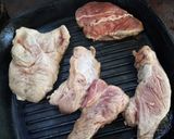 Foto del paso 4 de la receta: Churrasquitos calabaza, papa, zanahoria y caldo de verduras