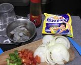 Foto langkah ke 1 dari resep Tumis udang mentega cah paprika mudah endes super kilat #homemadebylita.