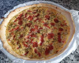 Foto del paso 12 de la receta: Tarta o Quiche de atún con tomate y puerro
