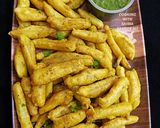 A picture of step 3 of Potato Finger fritters.