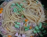 Foto langkah ke 2 dari resep Simple Spaghetti (1 pan).