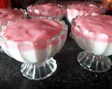 صورة لخطوة 2 من وصفة مهلبية بطعم الكرز 😍