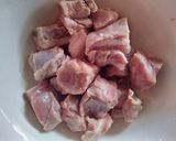 Hình bước làm 1 của món Canh sườn non rau củ
