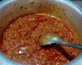 A picture of step 4 of Cheese Pav bhaji.
