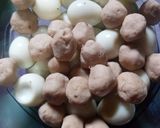 Foto langkah ke 1 dari resep Pindang Telur Puyuh Kecap+Bakso.