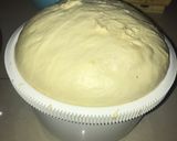 Foto langkah ke 4 dari resep Donat kentang super empuk tanpa mixer dan tanpa diuleni lama (teknik autolisis).