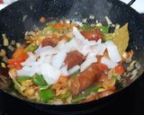 Foto del paso 6 de la receta Alubias con calamares y chorizo