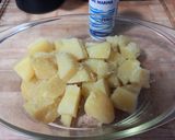 Foto del paso 6 de la receta 190. Puré de patata con langostinos y pulpo