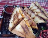 Cheese vegetable grilled sandwich recipe step 6 photo