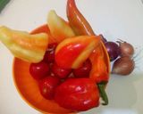 Májkrémes lecsó recept fázis 1 fotója