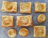 Foto del paso 4 de la receta: Hojaldres con crema pastelera y crema pastelera de chocolate
