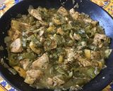 Une image de l'étape 17 de Poulet au citron et poivrons.