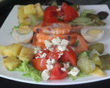 Foto del paso 8 de la receta: Ensalada de gambas y queso