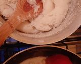 A picture of step 8 of Ugali, Scrambled Eggs and Greens.