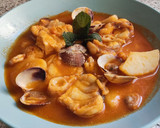 Foto del paso 8 de la receta: Cazuela de rape, gambas y almejas con patatas