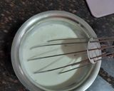 A picture of step 3 of Veg. Babycorn in curd.