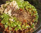 A picture of step 3 of Muffaletta.