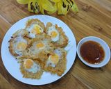 Hình bước làm 4 của món Trứng cút chiên giòn sốt me