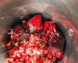A picture of step 2 of POMEGRANATE- BEETROOT JUICE.